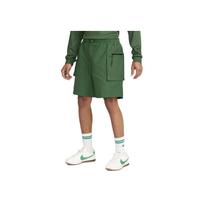 Nike Sportswear Tech Pack Utility Shorts Solid Color Large Pocket Drawstring Loose Mid Waist Casual Shorts Men shorts Green FB7528-323 M gray