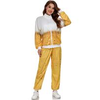 Vintage 80s sports Oktoberfest cos costumes, Munich, Germany women's carnival party costumes S geltona