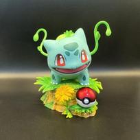 Anime Pokemon Figure Bulbasaur Action Figures 10cm PVC Action Figures Collection Model Toys Gifts blue