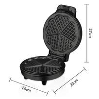 1000W Waffle Maker Breakfast Machine Double-sided Heating Electric Pancake Maker Multifunctional Bread Maker gray