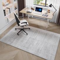 Darbo kambario kilimas Kompiuterio kėdės pasukama garso izoliacijos kilimėlis Medinių grindų apsauga Namų dekoras svetainei miegamajam 60*90cm gray