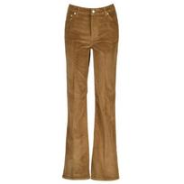 Kelnės moterims, Chaki, Corduroy flare jeans