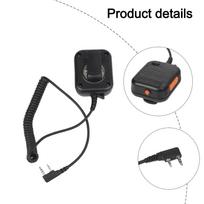 Two Way Radio Mic Handheld Speaker Mic 5mm Diameter Cable For Baofeng AR-152 Monitoring Headset Connection Microphone China Mainland