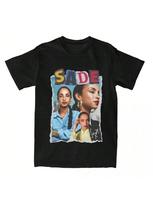 S-Sade Music Singer T Shirts Accessories 'unisex Wo'unisex Cotton Awesome T-Shirt Short Sleeve Clothing Gift Idea S įvairiaspalvis