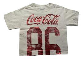 Coca-Cola Juniors Coke Coca-Cola 86 Cropped Cream Shirt New S M L XL M brown