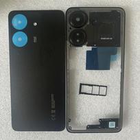 Housing Case For Xiaomi Redmi 13C 4G Middle FrameBattery Back Cover Rear   Sim Card Tray Camera Lens mėlyna