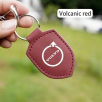 Odinė automobilio raktų pakabuko raktų žiedas Pakabukas Dirželis Volvo XC90 V90 V60 XC60 V40 S80 S60 S90 C40 XC40 V70 XC70 C30 C70 EX90 Rdesign CB4 beige