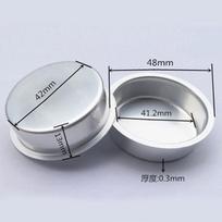 10pc Aluminium Candle Holder 32/40/41.2mm Wax Candles Cups Candlestick Holder Dining Weddings Valentine's Day Home Party Decor gray