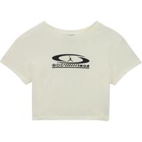 Jordan X Travis Scott Collaboration Outdoor Casual Sports Crew Neck Short Sleeve T-Shirt Women T-Shirt Sail Black FQ7806-133 L