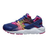 Nike Huarache Run Comfortable Lightweight Fabric Synthetic Leather Shock Absorbing Non-Slip Wear-Resistant Low-Top Running Shoes 704946-500 36 blue