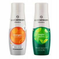 SodaStream Orange Zero Syrups Sugar-Free Orange + Mojito Mohito