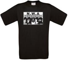 NWA Rap Hip Hop TShirt All Sizes NEW Unisex T-Shirt S įvairiaspalvis