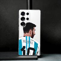 Messi 10 Football Phone Case For Samsung S25,S24,S21,S22,S23,S30,Ultra,S20,Plus,Fe,Note,10,9,5G Transparent Cover Samsung S20plus5G white