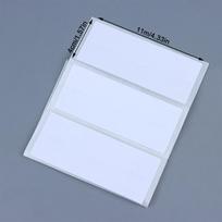 EPC 6C RFID UHF 860-960MHZ Vehicle Windshield Tag Sticker Anti Tear for Access Gate and Garage Entry white