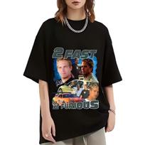 2 Fast 2 Furious marškinėliai M juoda