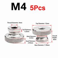 M3 M4 M5 M6 M8 M10 Rievėtas veržlė 304 Nerūdijantis plienas Rankinis veržlė Aukštos kokybės reguliavimo veržlė 1pc M10 Through Hole