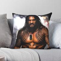 Jason Momoa Actor Square Pillowcase Polyester Linen Velvet Creative Zip Decor Throw Pillow Case Car Cushion Cover 45X45 30X30CM