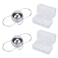 Set Of 2 Stainless Steel Cold Brewing Ice Cooling Ball For Coffee And Drink Cooling Espresso Chilling Ball