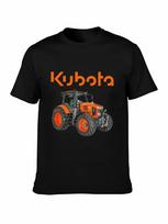Kubota Traktoriaus Grafinis Marškinėlis L black