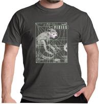 Pixies Doolittle Album Monkey Grid Reprint Charcoal T-Shirt S-4XL S įvairiaspalvis