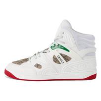 GUCCI Aukštakulniai Batai Balti Demetra Raudoni 673077 2SHG0 9076 44 white