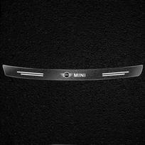 Automobilio galinio buferio bagažinės krašto apsauga apsauginė apdailos lipdukas skaidrus Mini Cooper R50 R52 R53 R55 R56 R57 R58 R59 R60 R61 njbwy33 black
