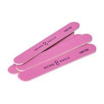 Nagų dildės Ocho Nails mini tiesios 100/180, 50 vnt.