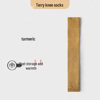 Sustorintos žiemos iki kelių kojų šildytuvai ir virš kelių frotinės kojinės 168-Stitch Dense beige