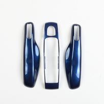 Blue For Porsche Macan Boxster Cayman Cayenne 911 970 981 991 Panamera Car Key Case Cover Fob Bag Holder Replacement Accessories white