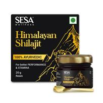 Sesa Himalayan Shilajit Resin 20g For Men Strength Energy Immunity Support 70%+ Fulvic Acid Pure Authentic Lab Tested