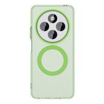 Skirta Xiaomi Redmi 14C 4G dėklas Belaidis įkrovimas Skirta Magsafe Magnetinis dėklas Skirta Redmy 14C 14 C Redmi14C Atsparus smūgiams apsauginis dėklas For Redmi 14C 4G žalia