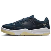 Jordan FLIGHT COURT Atsparūs trinčiai žemi senoviniai krepšinio bateliai moteriški mėlyni balti Jordan IH4489-451 36.5 black