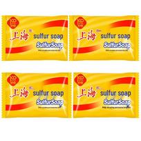 Shanghai Sulfur Soap 4-bar Pack yellow