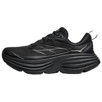 Hoka One One Bondi 8 Ts Caged Comfortable Versatile Fabric Synthetic Leather Slip Resistant Durable Breathable Rebound Running Shoes 1155391-BKSV 37⅓ black