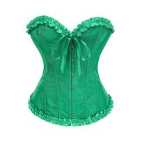 Womens Ultra Firm Control Shapewear Waist Trainer Body Shaper Underbust Corset Cincher Tummy Slimmer Nipper XXL žalia
