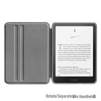 Rotating Printed Protective Case for Kindle Paperwhite E-Reader KPW1/2/3 gray
