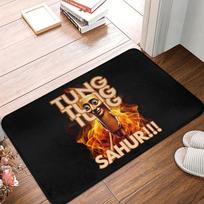 Itališkas Smegenų Puvinys Durų Kilimėlis Tung Tung Tung Sahur Neslystantis Įėjimo Vonios Kambario Virtuvės Grindų Durų Kilimėlis Tualeto Kilimas Kilimas 40X60CM brown