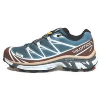 SALOMON XT 6 Suvarstomi Atsparūs trinčiai Lengvi Žemi Lauko Batai Unisex Jūros Mėlynumo L47293100 42⅔ gray