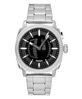 Fossil Machine Big Tic Analog Digital Stainless Steel Black Dial Quartz FS6155 Unisex Watch juoda