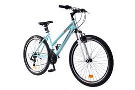 Kalnų dviratis N1 MTB 1.0 Lady, 26 colių, šviesiai žalias