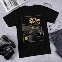 Ayrton Senna Pirmoji Grand Prix Pergalė Autódromo do Estoril Marškinėliai Viršutiniai Drabužiai Unisex L black