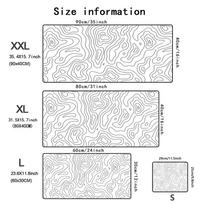 XXL Desk Mat Black And White Strata Liquid Mousepad Large Abstract Mouse Pad Gaming Deskmat With Lockedge Office Nonslip Car 800x300x2mm gray
