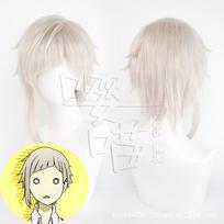 Sigma Nakahara Chuuya Dazai Edogawa Rampo Teruko Okura Tetchou Suehiro Cosplay Wig Heat Resistant Synthetic Wig + Wig Cap beige