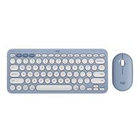 Logitech PEBBLE 2 COMBO Wireless Keyboard and Mouse Set vandens mėlyna spalva