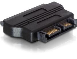 Delock SATA adapter, SATA 22-pin female to slim SATA 7+6-pin male (61694)