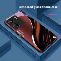 Tamsiai mėlynos mados dėklas telefonui Xiaomi Redmi 13C Note13 12 Pro Plus 5G Note 9 13T Pro POCO X6 F5 F6, juodas grūdintas stiklas Redmi NOTE 7 black