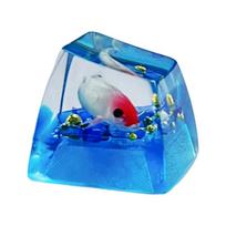 Unique Resin Fish Keycap For Mechanical Keyboards Switches With Glowing Design And Ergonomic Shape balta