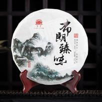 2017 m. pavasario žaliavos Shen Puer arbata Bu Lang Zhen Wei žaliavinė Puer arbata 357 g 357g gray
