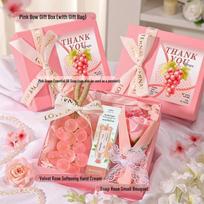 Handmade Soap Gift Box: Elegant & Practical Surprise for Birthdays or Corporate Events pink