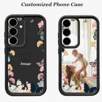 Customized Phone Case For Samsung Galaxy A17 A56 A55 A54 A35 A15 A16 5G S24 S22 S25 Ultra S23 S25 FE DIY Design Photo TPU Cover Galaxy A26 5G black